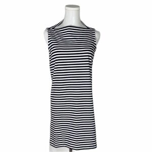Brooke Street Kate Spade Black and White Striped Sleeveless Knit Dress Size XS